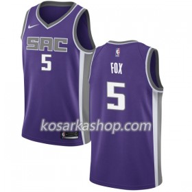 Dres Sacramento Kings DeAaron Fox 5 Nike 2017-18 Ljubičasta Swingman